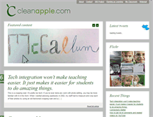 Tablet Screenshot of cleanapple.com